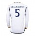 Real Madrid Jude Bellingham #5 Kopio Koti Pelipaita 2023-24 Pitkät Hihat